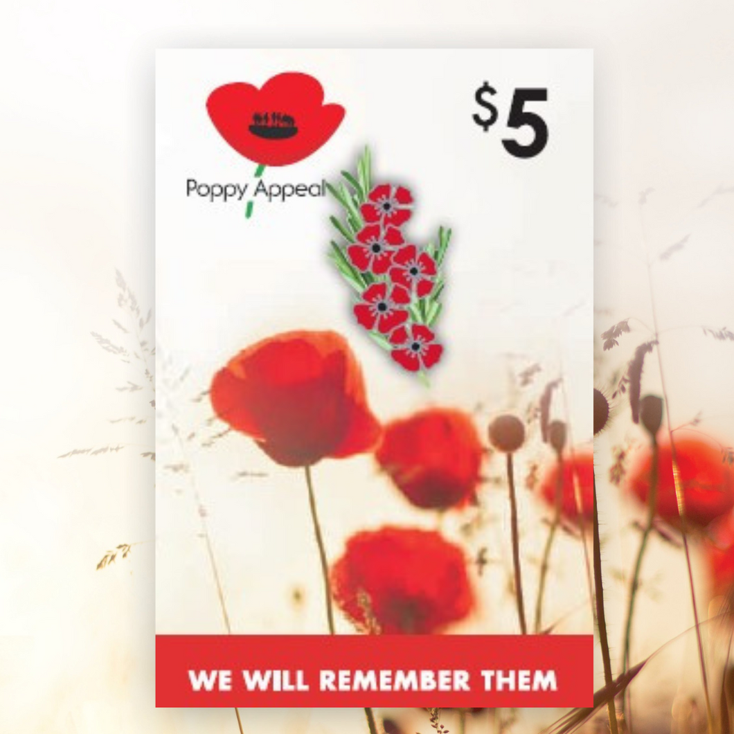 $5 Rosemary and Poppy- NEW