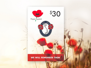 $30 Poppy Appeal- Vietnam Anniversary (NEW)