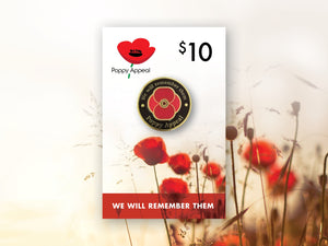 $10 We Will Remember Them Poppy